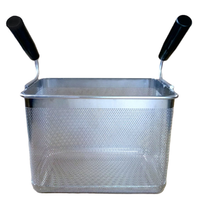 Nella 1/3 Size Rectangular Pasta Cooker Basket with 2 Handles - 49106