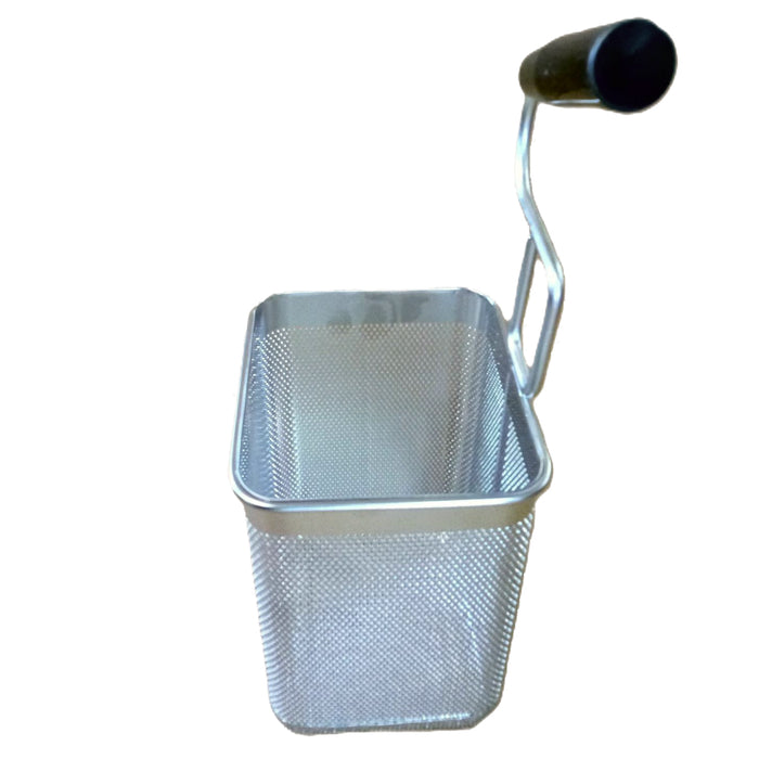 Nella 1/6 Size Rectangular Pasta Cooker Basket with Right Handle - 49108