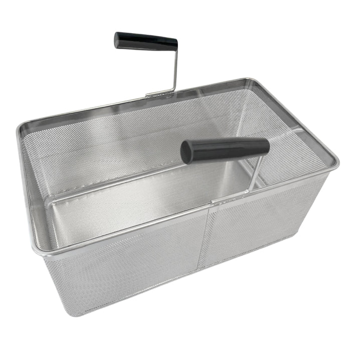Nella Full Size Rectangular Pasta Cooker Basket with 2 Handles - 49149