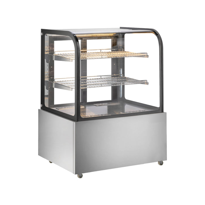 Nella 37" Floor Curved Glass Display Warmer - 12 Cu. Ft. - 49296