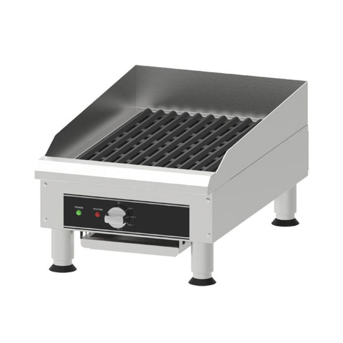 Nella 14" Countertop Electric Charbroiler / Griddle 240V / 1 pH / 3.6 kW - 49885