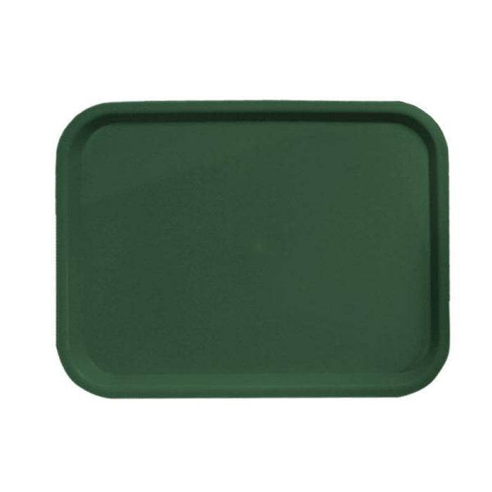 Nella 14" x 18" Polypropylene Fast Food Tray - Green - 80102