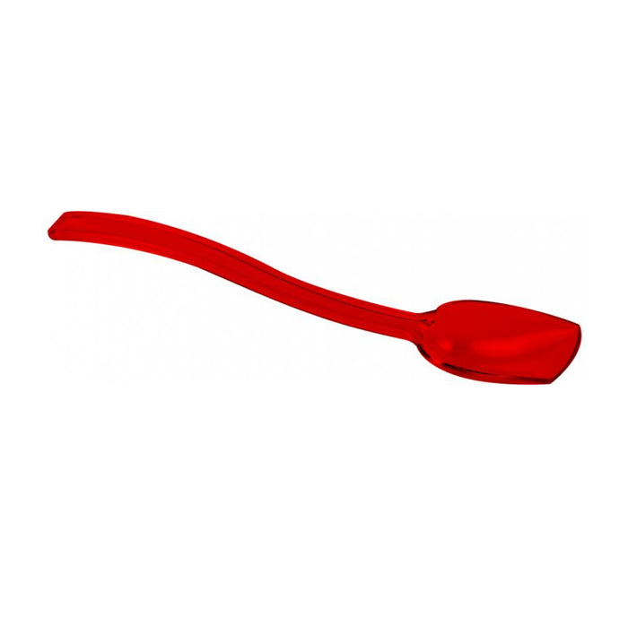Nella 11" Red Polycarbonate Buffet Spoon