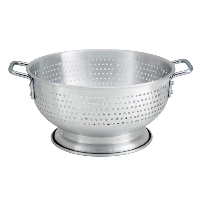 Nella 8 Qt. Aluminum Colander with Base and Handles - 80404