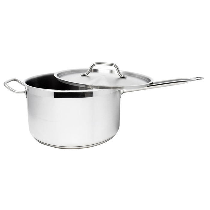 Nella 10 Qt. Stainless Steel Sauce Pan with Lid and Handle - 80436