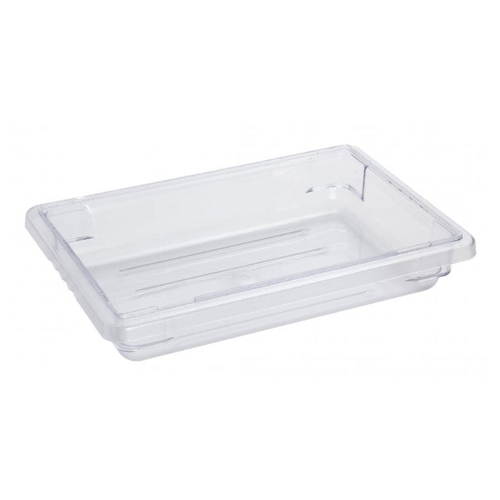 Nella 18" x 12" x 3.5" Polycarbonate Clear Rectangular Food Storage Box - 85115