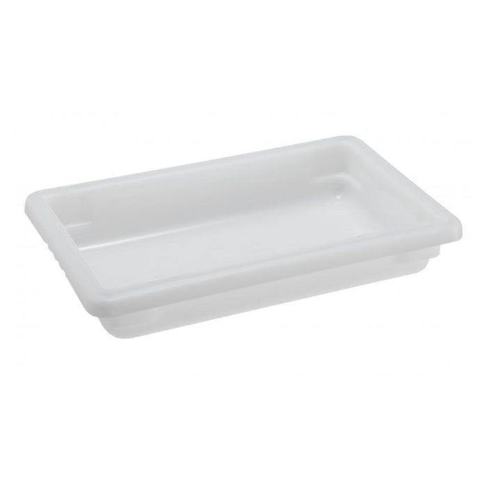 Nella 18" x 12" x 3.5" Polypropylene White Rectangular Food Storage Box - 85125