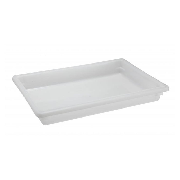Nella 18" x 26" x 3.5" Polypropylene White Rectangular Food Storage Box - 85128