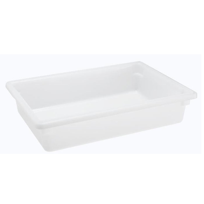 Nella 18" x 26" x 6" Polypropylene White Rectangular Food Storage Box - 85129
