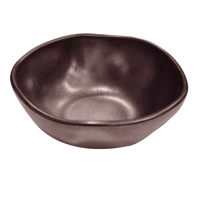 Nella 4.8" Organic Black Porcelain Bowl - 24/Case - ORG 12 BK