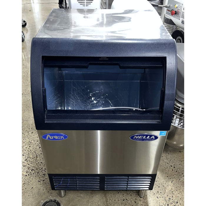 (DEMO) Atosa YRU0280A-161 24.25" Air Cooled Undercounter Half-Diced Cube Ice Machine - 280 Lbs.
