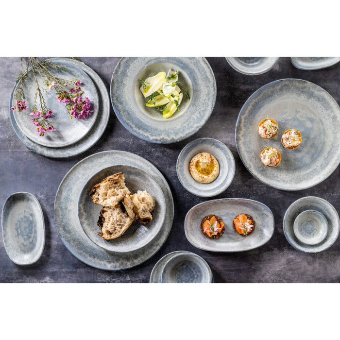 Bonna Omnia 8.25" Gourmet Round Porcelain Flat Plate - 12/Case - S-MT-OMIGRM21DZ