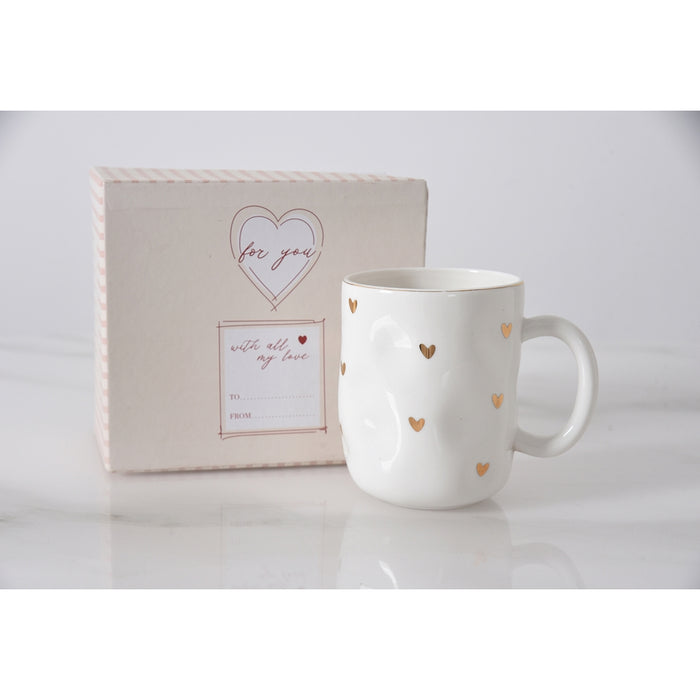 Pampa Bay 16 Oz. Heart to Heart Porcelain Mug - HRT015G