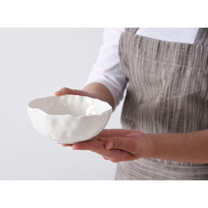 Pampa Bay 5" Willow White Round Porcelain Snack Bowl - 2/Case - WOW1811WH
