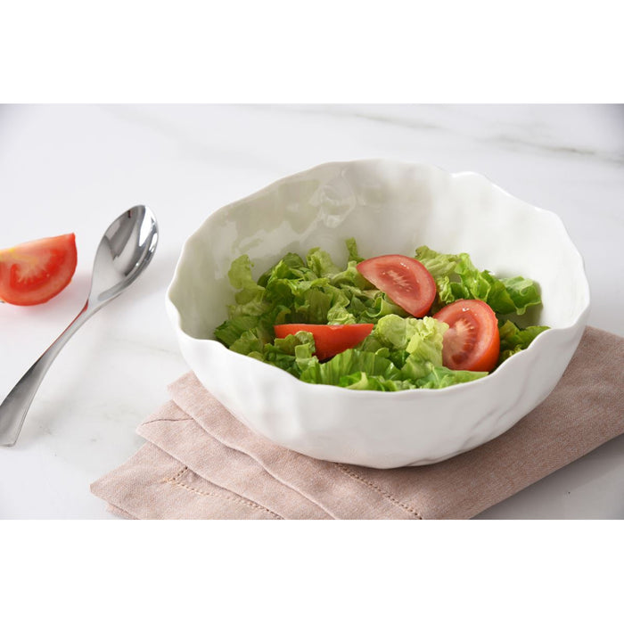 Pampa Bay 9" Willow White Round Porcelain Medium Serving Bowl - WOW1813WH