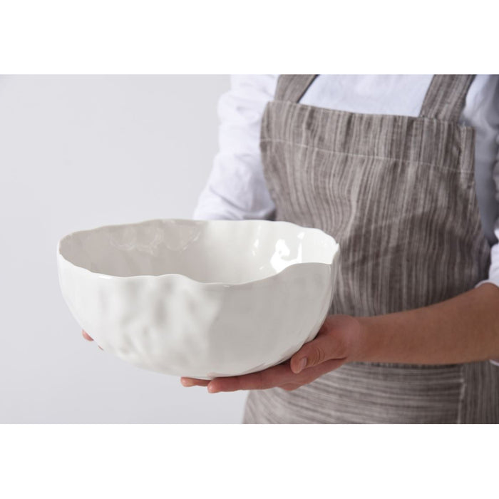 Pampa Bay 9" Willow White Round Porcelain Medium Serving Bowl - WOW1813WH