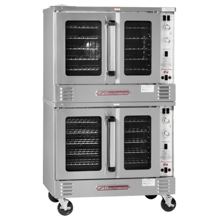 Southbend PCG100S/SD Double Deck Standard Full Size Gas Convection Oven - 100,000 BTU