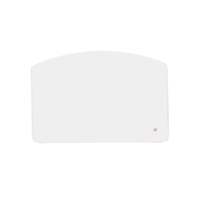 Winco PDS-5 5.5" x 4" Plastic Dough Scraper - White