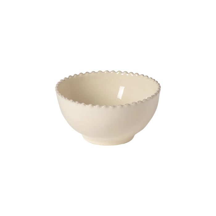 Costa Nova 6.5" Pearl Cream Round Stoneware Soup/Cereal Bowl - PES161-CRM