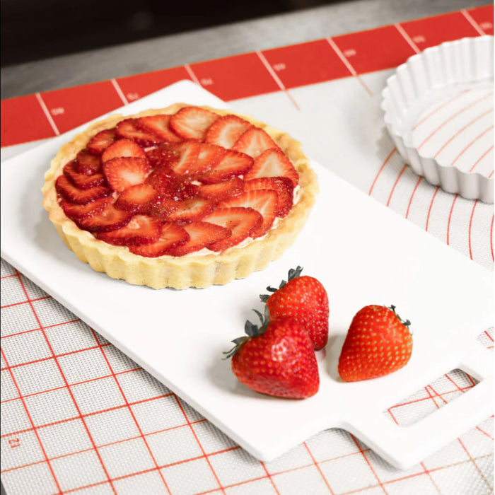 Fat Daddio's 3" Anodized Aluminum Fluted Tart Pan - PFT-375