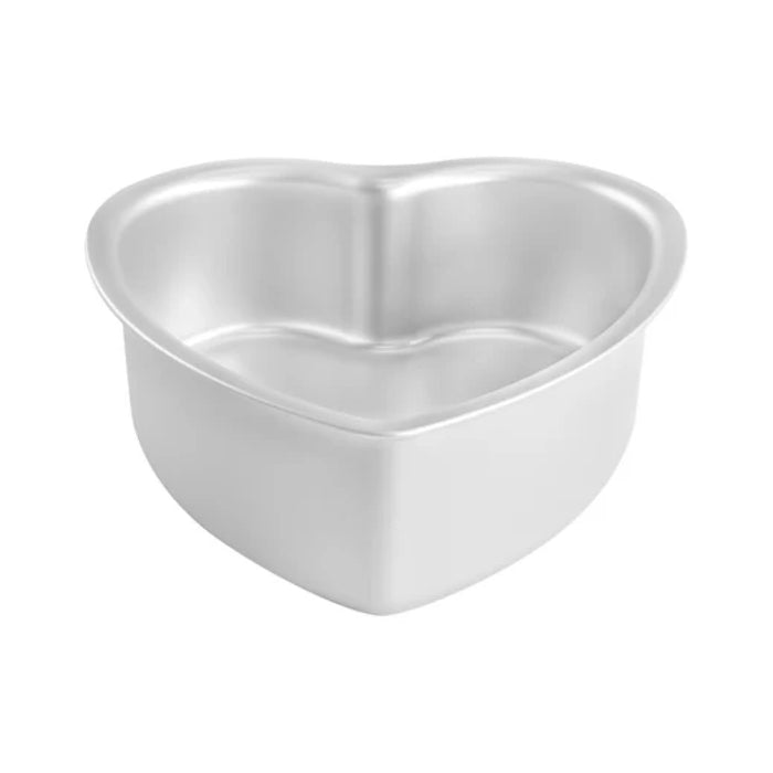 Fat Daddio's 12" x 3" Anodized Aluminum Heart-Shaped Cake Pan - PHT-123