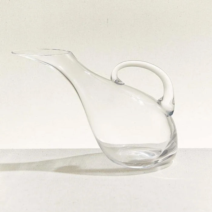 Nella 57.5 Oz. Vino Glass Slanted Wine Carafe - 20888