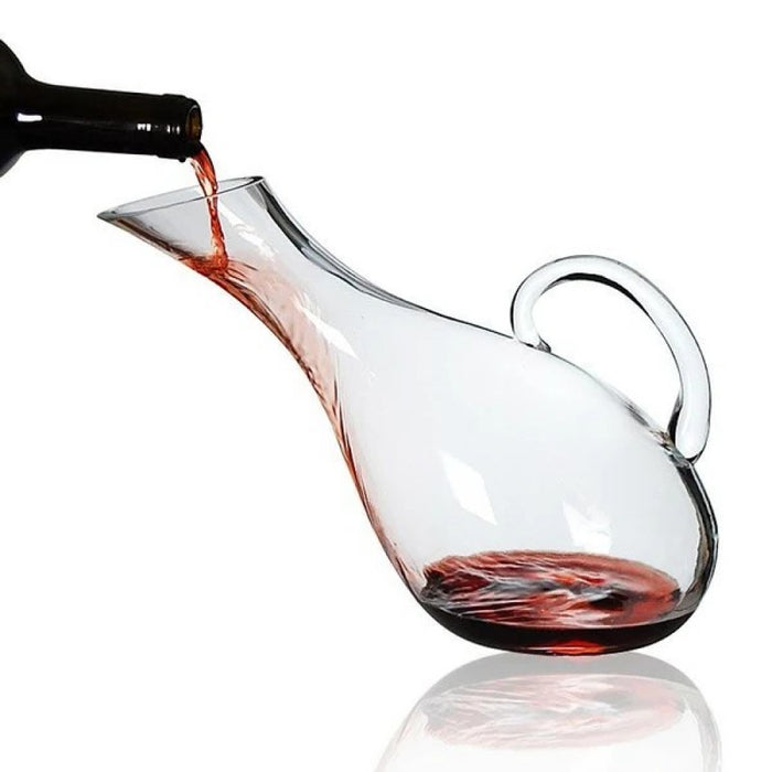 Nella 57.5 Oz. Vino Glass Slanted Wine Carafe - 20888