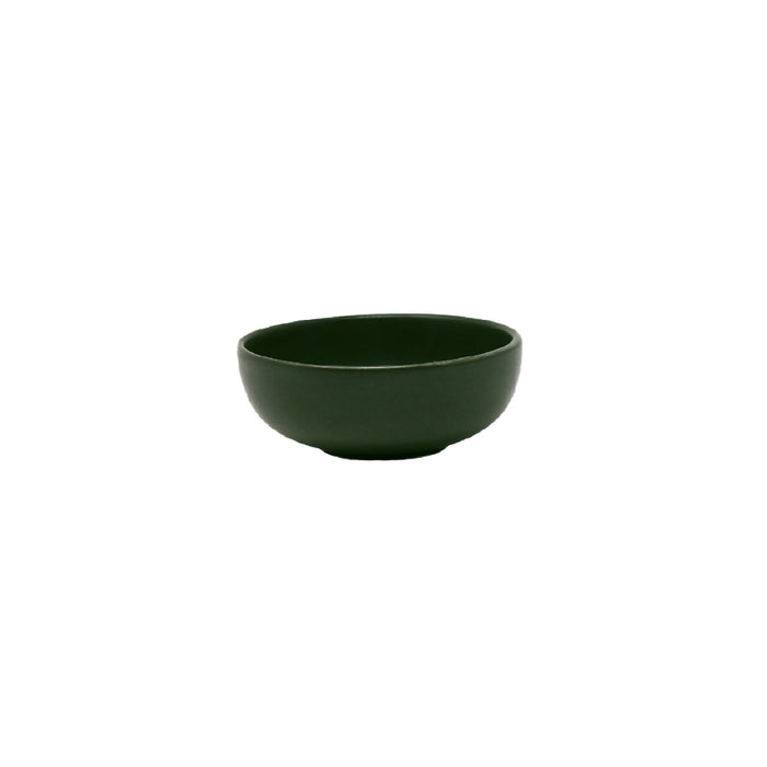 Nella 3" Olive Round Deep Porcelain Bowl - 48/Case - 7104 OLIVE