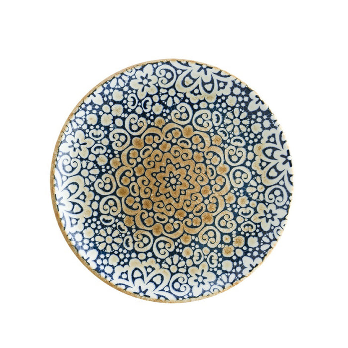Bonna Alhambra 7.5" Gourmet Round Porcelain Flat Plate - 12/Case - ALHGRM19DZ