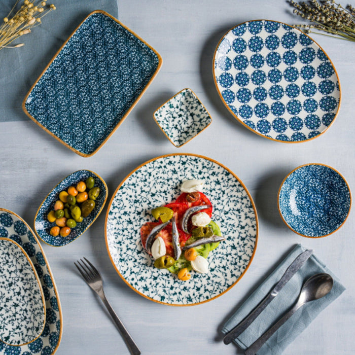 Bonna Calif 10.75" Gourmet Round Porcelain Pasta Plate - 6/Case - CLFGRM27CK