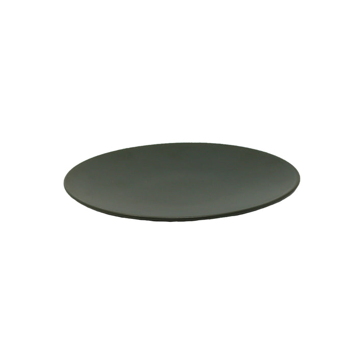 Nella 8" Olive Round Coupe Porcelain Plate - 24/Case - CP10108 OL