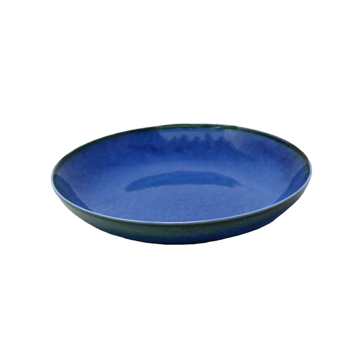 Nella 8" Blue Sky Round Porcelain Soup Plate - 24/Case - CP10209 BLUESKY