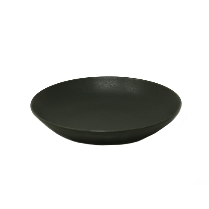 Nella 8" Olive Round Porcelain Soup Plate - 24/Case - CP10209 OL