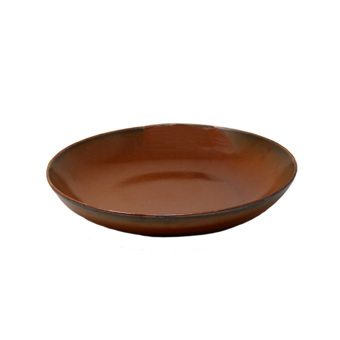 Nella 8" Rustic Round Porcelain Soup Plate - 24/Case - CP10209 R5G