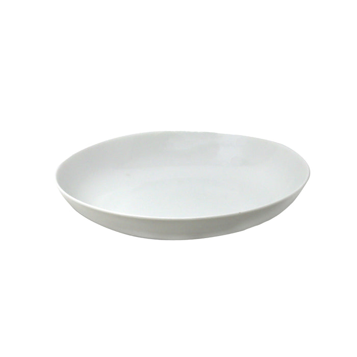 Nella 8" White Round Porcelain Soup Plate - 24/Case - CP10209
