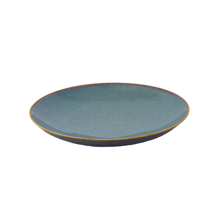 Nella 9.8" Azure Round Porcelain Coupe Plate - 24/Case - CP10210 AZ
