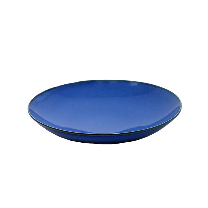 Nella 9.8" Blue Sky Round Porcelain Coupe Plate - 24/Case - CP10210 BLUESKY
