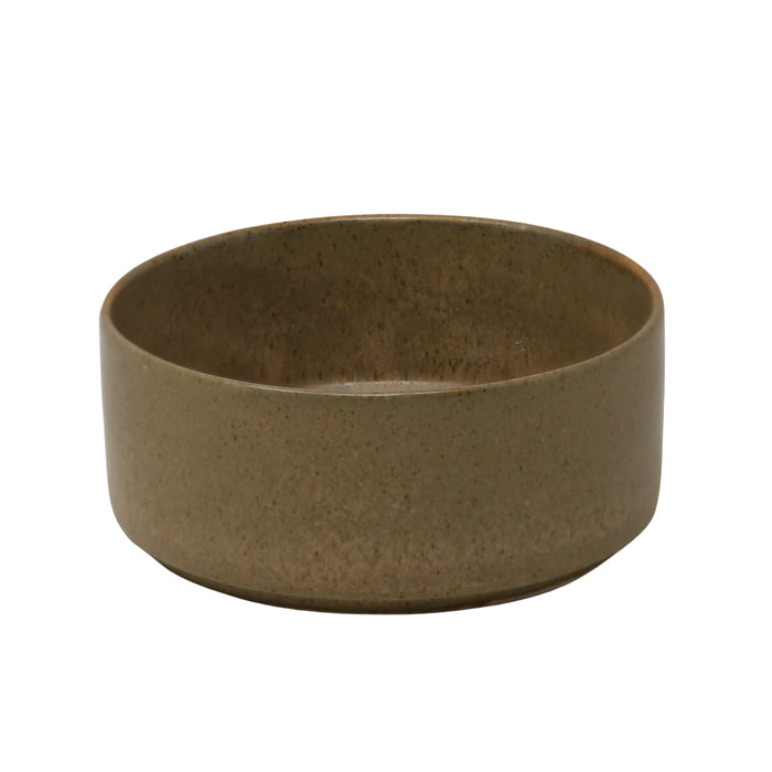 Nella 4.7" Obelisque Round Porcelain Soup Bowl - 16/Case - ELPS12 OBELISQUE