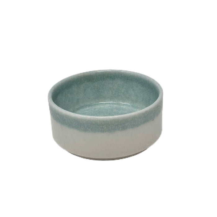 Nella 4.7" Turquoise Round Porcelain Soup Bowl - 16/Case - ELPS12 TURQUOISE