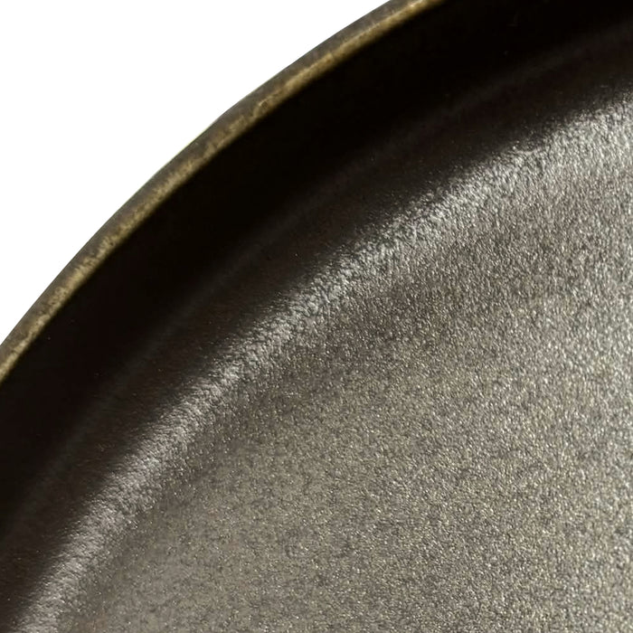 Nella 7.9" Black Round Porcelain Plate - 12/Case - ELPS20 BLACK