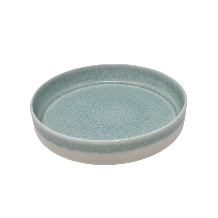 Nella 7.5" Turquoise Round Porcelain Soup Plate - 12/Case - ELPS19 TURQUOISE