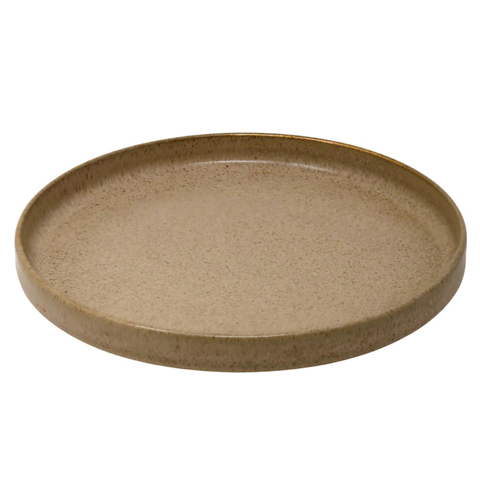 Nella 10.8" Obelisque Round Porcelain Plate - 12/Case - ELPS27 OBELISQUE