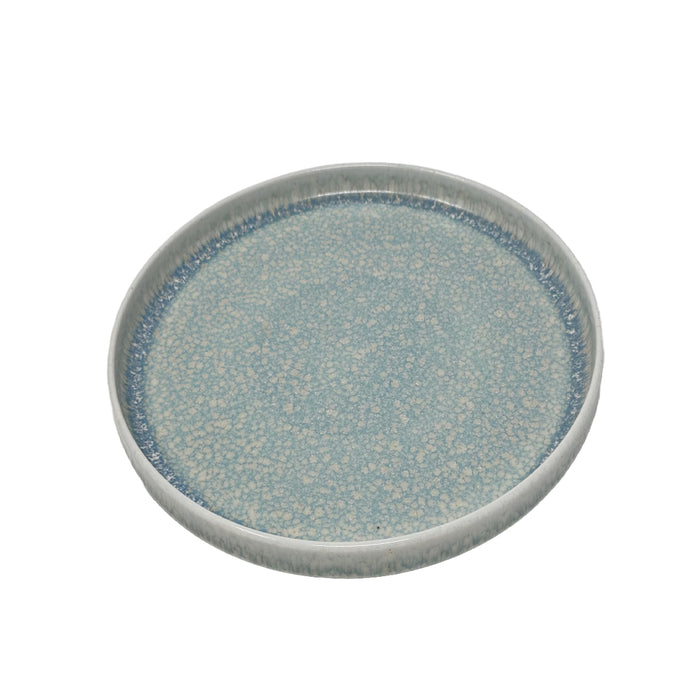 Nella 9.8" Turquoise Round Porcelain Plate - 12/Case - ELPS25 TURQUOISE