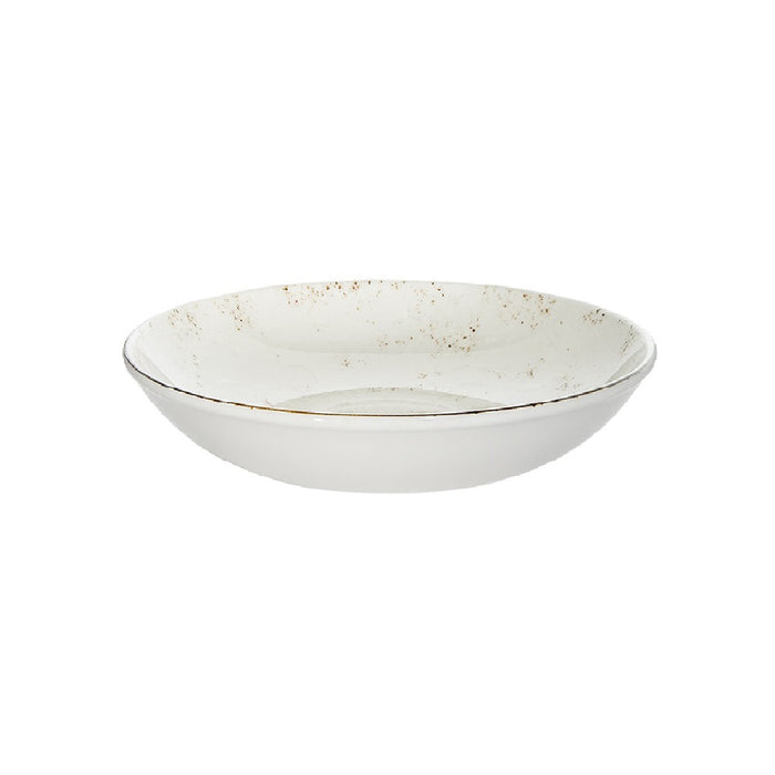 Bonna Grain 8" Gourmet Round Porcelain Deep Plate - 12/Case - GRAGRM20CK
