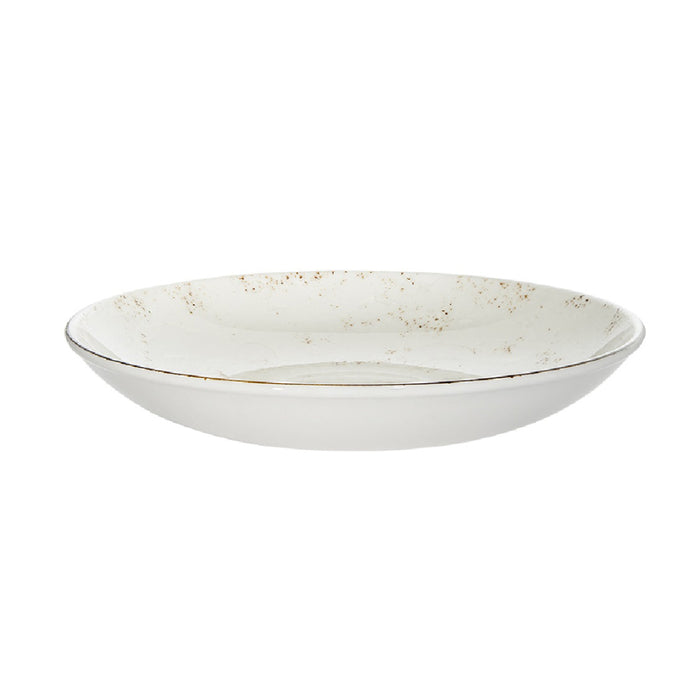 Bonna Grain 10" Bloom Round Porcelain Deep Plate - 6/Case - GRABLM25CK