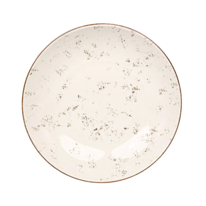 Bonna Grain 10" Bloom Round Porcelain Deep Plate - 6/Case - GRABLM25CK