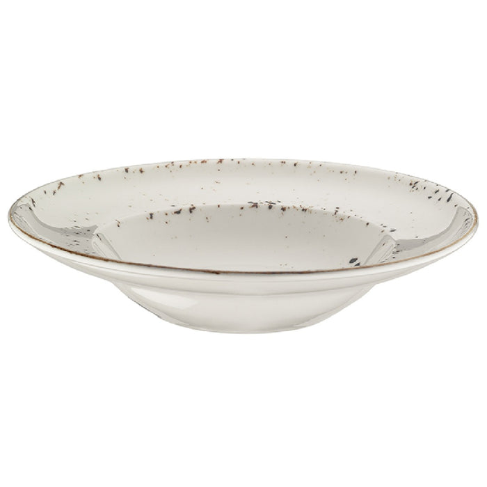 Bonna Grain 10.75" Gourmet Round Porcelain Pasta Plate - 6/Case - GRAGRM27CK