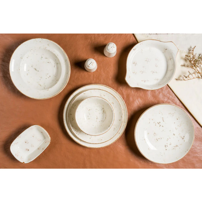 Bonna Grain 10" Bloom Round Porcelain Deep Plate - 6/Case - GRABLM25CK