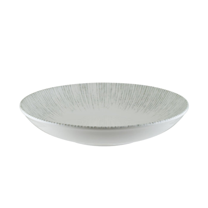 Bonna Iris 9.75" Gourmet Round Porcelain Deep Plate - 6/Case - IRSBLM25CK