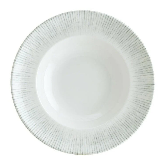 Bonna Iris 10.5" Gourmet Round Porcelain Deep Plate - 6/Case - IRSGRM27CK